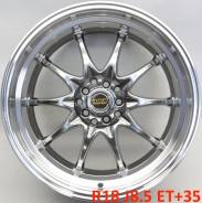 RAYS. 8.5x18, 5x114.30, 5x120.00, ET35, ЦО 73,1 мм.