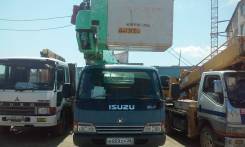 Isuzu Elf. Продам автовышку Isuzu. Elf. 2000г. Установка Aishi-151.16м., 5 000 куб. см., 16 м.