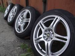 Rays United Arrows S-05 R16x7.0J off+48 Dunlop Enasave EC202 195/55R16. 7.0x16 5x100.00, 5x114.30 ET48 ЦО 73,0 мм.