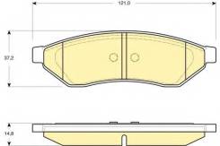 Колодки тормозные задние chevrolet epica 05-/evanda 02-/magnus 99