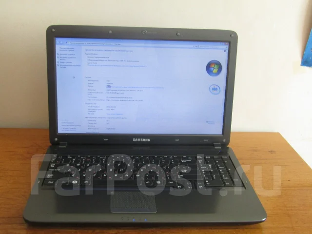 Samsung R525. 2,4����, ��� 3072 ��, ���� 500���, WiFi: 1, ����������� �� 7��. ����