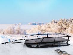 Купить сани ПГК-2000 с пластиковыми накладками. Под заказ