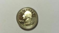 25 центов (квотер) Серебро, США 1976 proof
