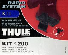 Крепёжный комплект для багажника Thule 1200 Ford Escape, 5-dr SUV, 00-, Ford Maverick, 5-dr SUV, 01-, Mazda Tribute, 5-dr SUV, 00-03, 04-