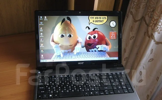 Acer Aspire 5349. 15.6", 2,3����, ��� 4 ��, ���� 500���, WiFi: 1, ����������� �� 6��. ����