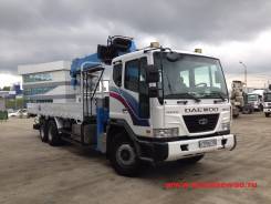 Daewoo Novus. 6x4 K9CRF с краном Dongyang SS1506, 10 964 куб. см., 6x4