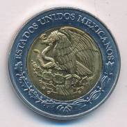 Мексика 2 песо 2004 биметалл (иностранные монеты)