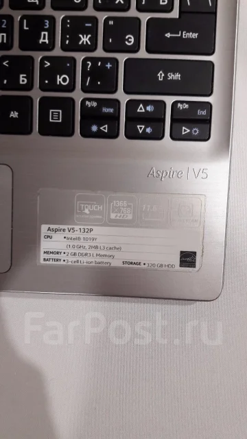 Acer Aspire V5. ���� 500���, WiFi: 1, Bluetooth: 1 ����