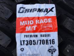 Gripmax Mud Rage M/T. Грязь MT, 2014 год, без износа, 2 шт