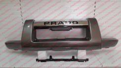 Накладка на бампер. Toyota Land Cruiser Prado, RZJ120W, KDJ120W, KDJ121W, VZJ121W, VZJ120W, VZJ125W, TRJ120W, GRJ120W, RZJ125W, GRJ121W, KDJ125W, TRJ1...
