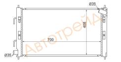 Радиатор MITSUBISHI LANCER X 1.6/1.5 под авт.\OUTLANDER XL SAT SG-MC0001-CY