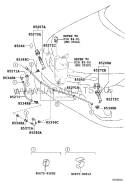 Крышка форсунки омывателя фар. Toyota RAV4, ALA40, ALA41, ALA49, ALA49L, ASA42, ASA42W, ASA44, ASA44L, ZSA42, ZSA42L, ZSA44, ZSA44L Двигатели: 1ADFTV...