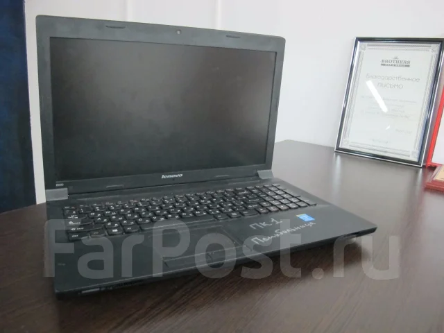 Lenovo B590. 15.6", 1,4����, ��� 2048 ��, ���� 500���, WiFi: 1, Bluetooth: 1 ����