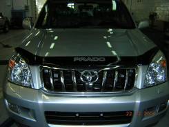 Дефлектор капота. Toyota Land Cruiser Prado, KDJ120W, KDJ120