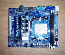 Новая! Мат. плата AM2 AM2+ AM3 1DDR2+1DDR3 1PCI-Ex16 ZX-NC61D2D3(MCP61)