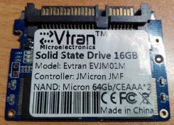 SSD-накопители. 16 Гб, интерфейс SATA