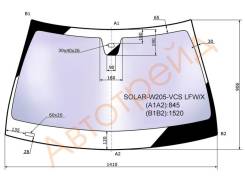 Стекло лобовое в клей MERCEDES BENZ C-CLASS (W205) 2014- XYG SOLAR-W205-VCS LFW/X