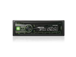 Автомобильный СD-ресивер Alpine CDE-190R CD/USB/FM, MP3/WMA, front AUX, front USB, 4 RCA/SW, 50w x 4, зеленая подсветка кнопок.