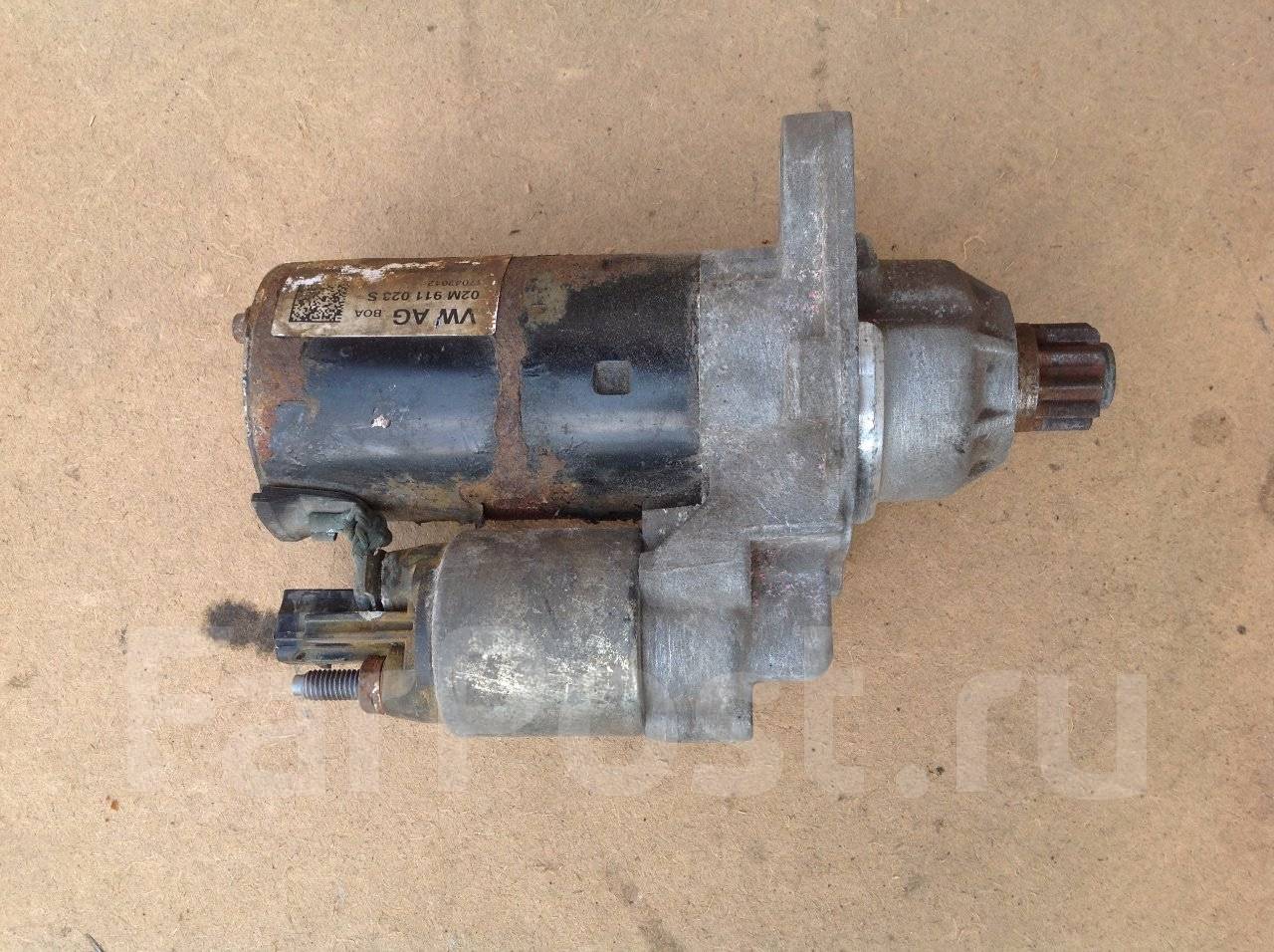 6. стартер vw polo sedan 1. 2 квт. 6. стартер поло седан 1.