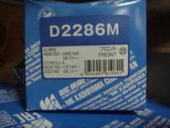 Колодка тормозная. Toyota Auris, ZZE150, ZRE151 Двигатели: 1ZRFE, 4ZZFE