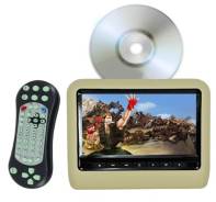 Монитор 9" бежевый на подголовник в АВТО DVD/USB/игры Новый. Универ-ный