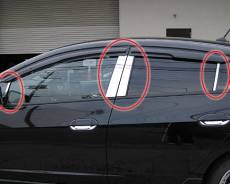 Накладка на стойку. Honda Insight