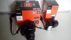 Sony Alpha SLT-A65 Kit. 20 и более Мп, зум: 14х и более