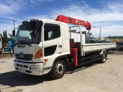 Hino Ranger. Бортовой с манипулятором. Новый Автомобиль. Стрела UNIC 500, 6 403 куб. см., 8 000 кг.
