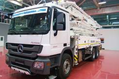 Koluman. Автобетононасос Junjin JXZ на шасси Mercedes-Benz Actros 3341, 11 946 куб. см., 37 м.