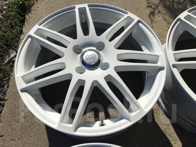 Красивые белые японские спортдиски Enkei R16 4*100, 16", 1 шт, 3x98 ...