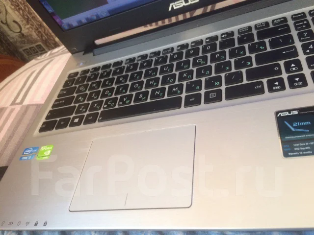 Asus K56CB-XO030H. 15.6", 1 800����, ��� 4 ��, ���� 512���, WiFi: 1, Bluetooth: 1, ����������� �� 3��. ��� ����� �� ������������ ����