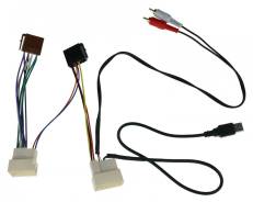 Переходник ISO - KIA, Hyundai 2010 - (в комплектации с USB, AUX) для подключения магнитолы