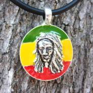 Оловянное украшение на шею Bob Marley кулон Rasta
