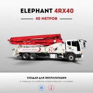 Elephant 4R40. Бетононасос Elephant 40 метров, на шасси Daewoo 2017 г., 40 м.
