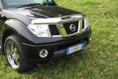 Дефлектор капота. Nissan Navara, D40, R51 Nissan Pathfinder, R51