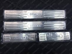 Накладка на порог. Toyota Land Cruiser Prado, GRJ150W, GRJ151W, TRJ150W