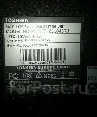Toshiba Satellite A300 ����
