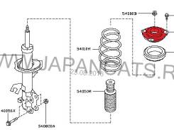 Опора амортизатора. Nissan: Wingroad, Tiida, Latio, Cube Cubic, Grand Livina, Micra C+C, Bluebird Sylphy, Cube, Micra, Sylphy, Tiida Latio, March, AD...