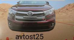 Накладка на решетку бампера. Toyota Highlander, SUV. Под заказ