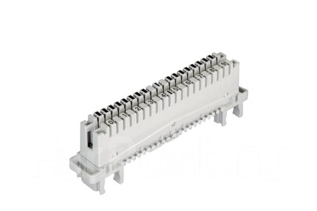 Плинт 10 пар, Кат.3 контакты типа Krone неразмыкаемый 10шт, новый, в ...