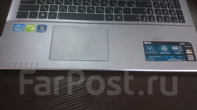 Asus X550V. 15.6", 2,6����, ���� 500���, WiFi: 1, Bluetooth: 1 ����