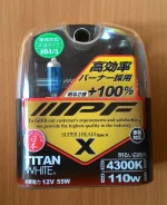 �������� ���� IPF HB4 HB3 Titan White +100% 55W (110W) 4300K (2 ��. ) AY09P2B014, 09471-12150, 90080-81040, 33104-S3V-A01, MZ690727 ����
