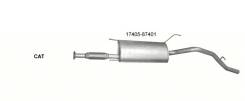 Глушитель. Toyota Cami, J100E Daihatsu Terios Двигатель HCEJ