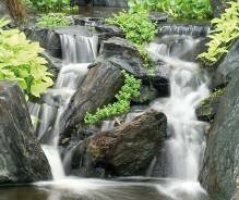Водопады и каскады садовые. Под заказ