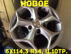 K&K. 6.0x14, 5x114.30, ET38