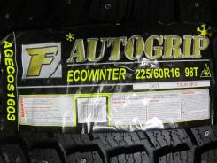 Autogrip Ecowinter. Зимние, шипованные, 2014 год, без износа, 4 шт