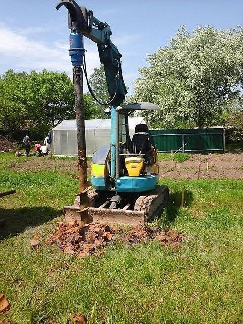 Услуги Ямобура на гусках. Продажа Монтаж(установка) винтовых свай в Артеме