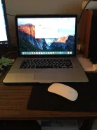 Apple MacBook Pro 15. 15", 2,2����, ��� 256 �� � ������, ���� 16���, WiFi, Bluetooth, ����������� �� 9��. ����
