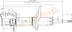 Стойка задняя MAZDA PREMACY/FAMILIA/323 99-05 LH