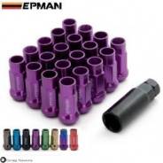 Гайки колесные Epman стальные, фиолетовые, 1.5